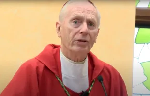 Bishop-emeritus Howard Hubbard of the Diocese of Albany. Screenshot from 2018 YouTube video