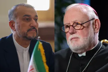 Hossein Amir-Abdollahian Archbishop Paul Gallagher