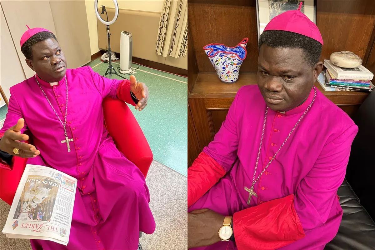 Nigerian Bishop Wilfred Anagbe sat down with CNA in June 2023 to discuss the ongoing persecution and killings of Catholics in his country, which has grown so much in recent years that, he said, “it has become a daily occurrence.”?w=200&h=150