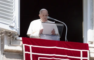 Pope Francis, during his Angelus address on March 20, 2022, called on the world's leaders to end the "abhorrent" war in Ukraine. Vatican Media