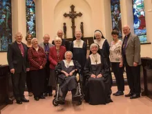 Anglican nuns from Sisterhood of Saint Mary (photographed with bishops from the Anglican Church of North America's Diocese of the Living Word) are among those suing the state of New York for requiring that they cover abortion in their health plans.