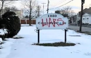 CompassCare Pregnancy Services, which had its facility outside of Buffalo burned down last summer,  was attacked again with pro-abortion graffiti. CompassCare Pregnancy Services