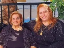 Nahida Anton and her daughter Samar Anton were killed as they were walked to the Missionaries of Charity convent in the compound of Holy Family Parish in Gaza on Dec. 16, 2023.