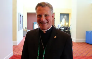 Archbishop Timothy Broglio of the Archdiocese of the Military Services outside the meeting hall during the 2019 USCCB General Assembly, June 12, 2019. Kate Veik/CNA
