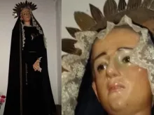 The Archdiocese of Santa Fe in Argentina announced that it will study the case of a statue of the Sorrowful Virgin that, according to parishioners at St. Jerome Church in the town of Coronda, shed tears June 9, 2023.