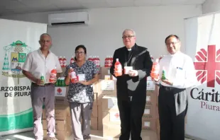 The Archdiocese of Piura in Peru donated thousands of medicines May 30, 2023, to combat the epidemic of dengue fever that has affected almost all regions of the country, especially Lambayeque and Piura. Credit: Archdiocese of Piura
