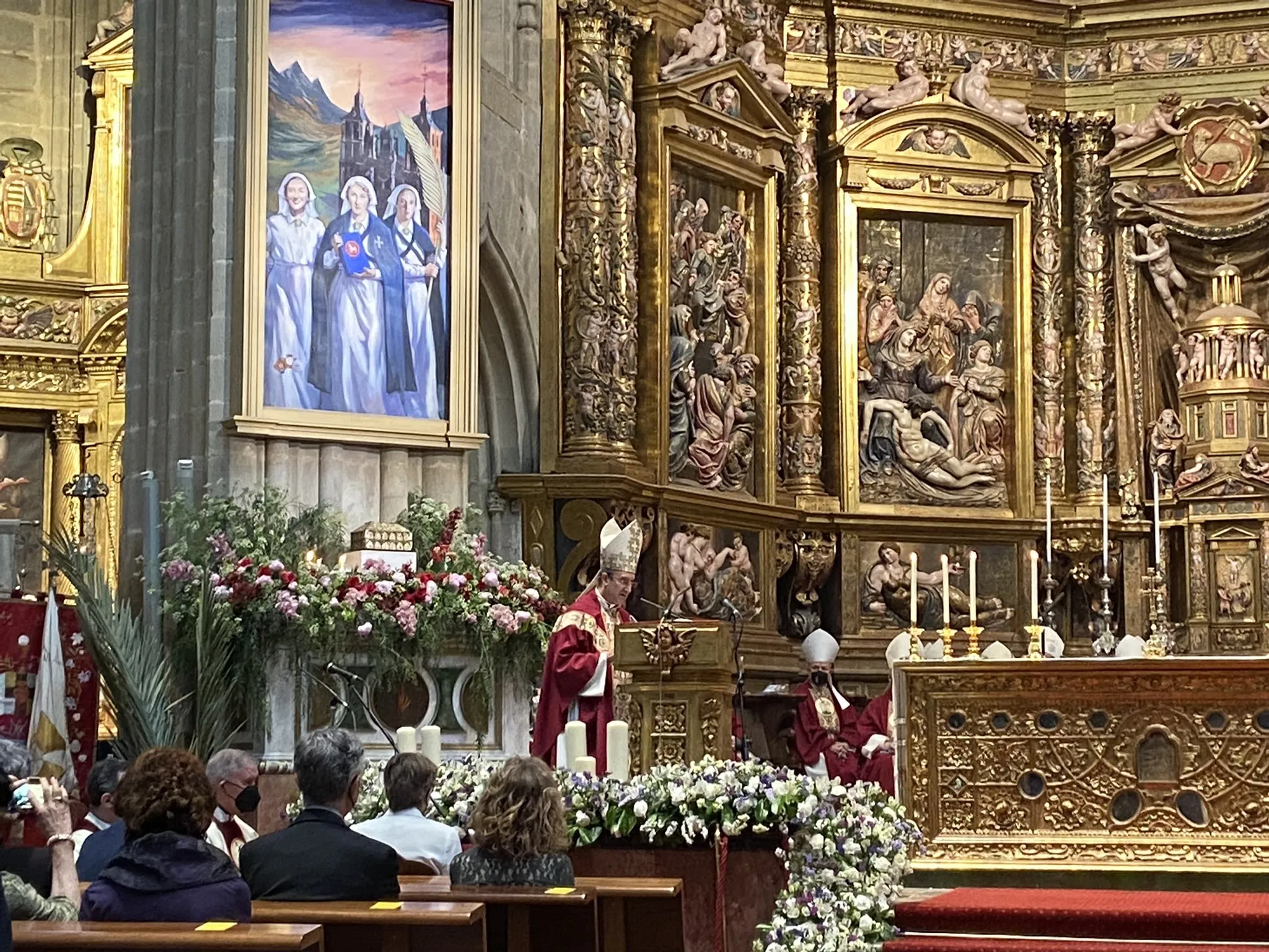 The Mass of Beatification for Maria Pilar Gullón Yturriaga and two companions at Astorga Cathedral, Astorga, Spain, May 29, 2021. Credit: Diocese of Astorga.?w=200&h=150