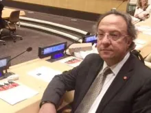 Toufic Baaklini at the United Nations headquarters in New York City, 2016