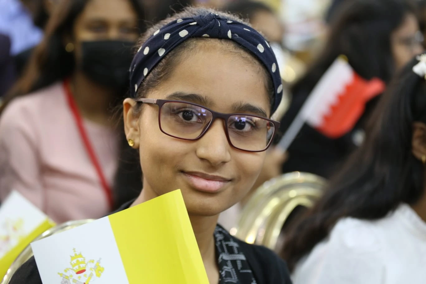 Pope Francis participated in a meeting with youth at the Sacred Heart School in Awli, Bahrain, on Nov. 5, 2022.?w=200&h=150