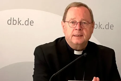 Bishop Georg Bätzing addresses journalists on Sept. 28, 2023.?w=200&h=150