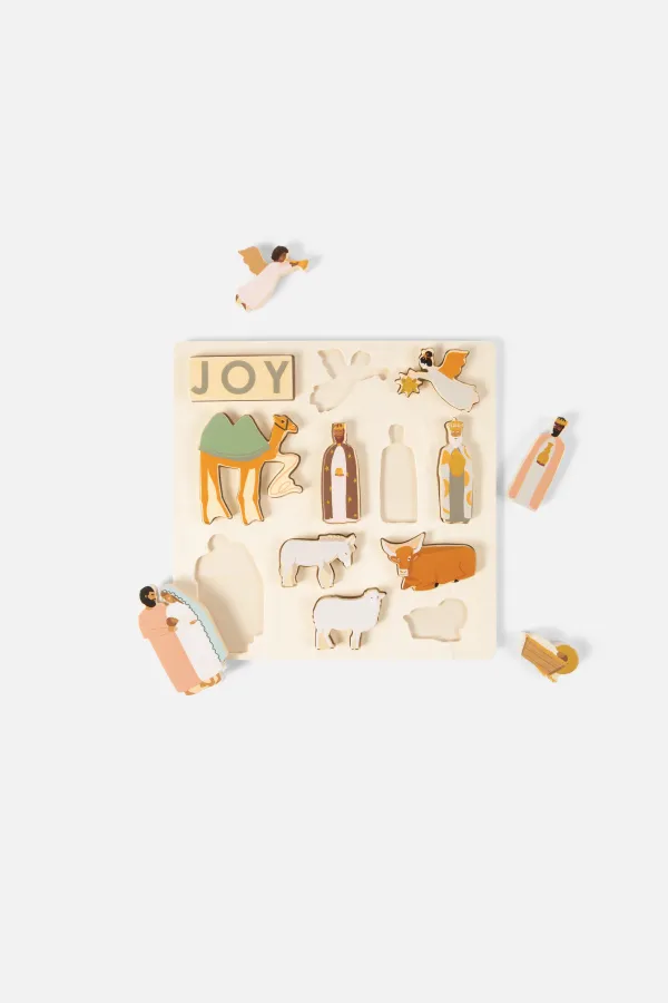 The Nativity Wooden Puzzle from Be A Heart. Credit: Be A Heart