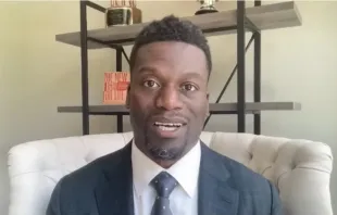 NFL star Benjamin Watson discusses his work in the pro-life movement with "EWTN News Nightly" host Tracy Sabol on June 22, 2023. Credit: EWTN News Nightly/YouTube