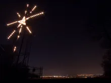 Standing 100 feet tall, the Christmas Star overlooks the little town of Bethlehem, Pennsylvania (aka “Christmas City, USA”).