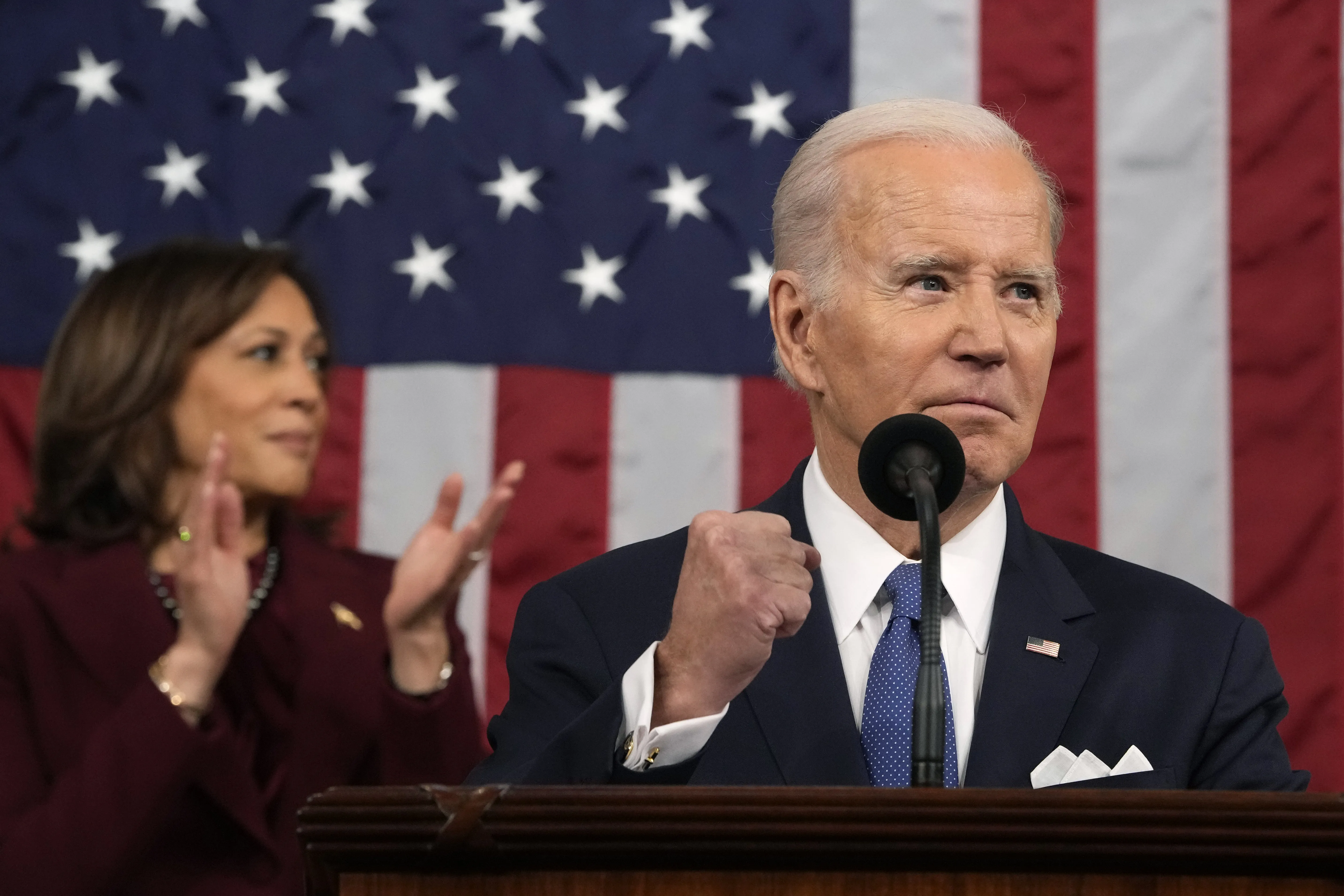 U.S. President Joe Biden is shown here delivering his 2023 State of the Union address before a joint session of the United States Congress.?w=200&h=150