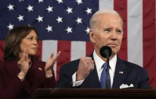 U.S. President Joe Biden is shown here delivering his 2023 State of the Union address before a joint session of the United States Congress. Credit: Jacquelyn Martin-Pool/Getty Images