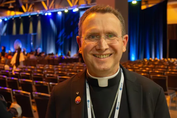 Bishop Andrew Cozzens of Crookston, Minnesota, was among the scheduled speakers at the SEEK24 conference Jan. 1–5, 2024, in St. Louis. Credit: Jonah McKeown/CNA
