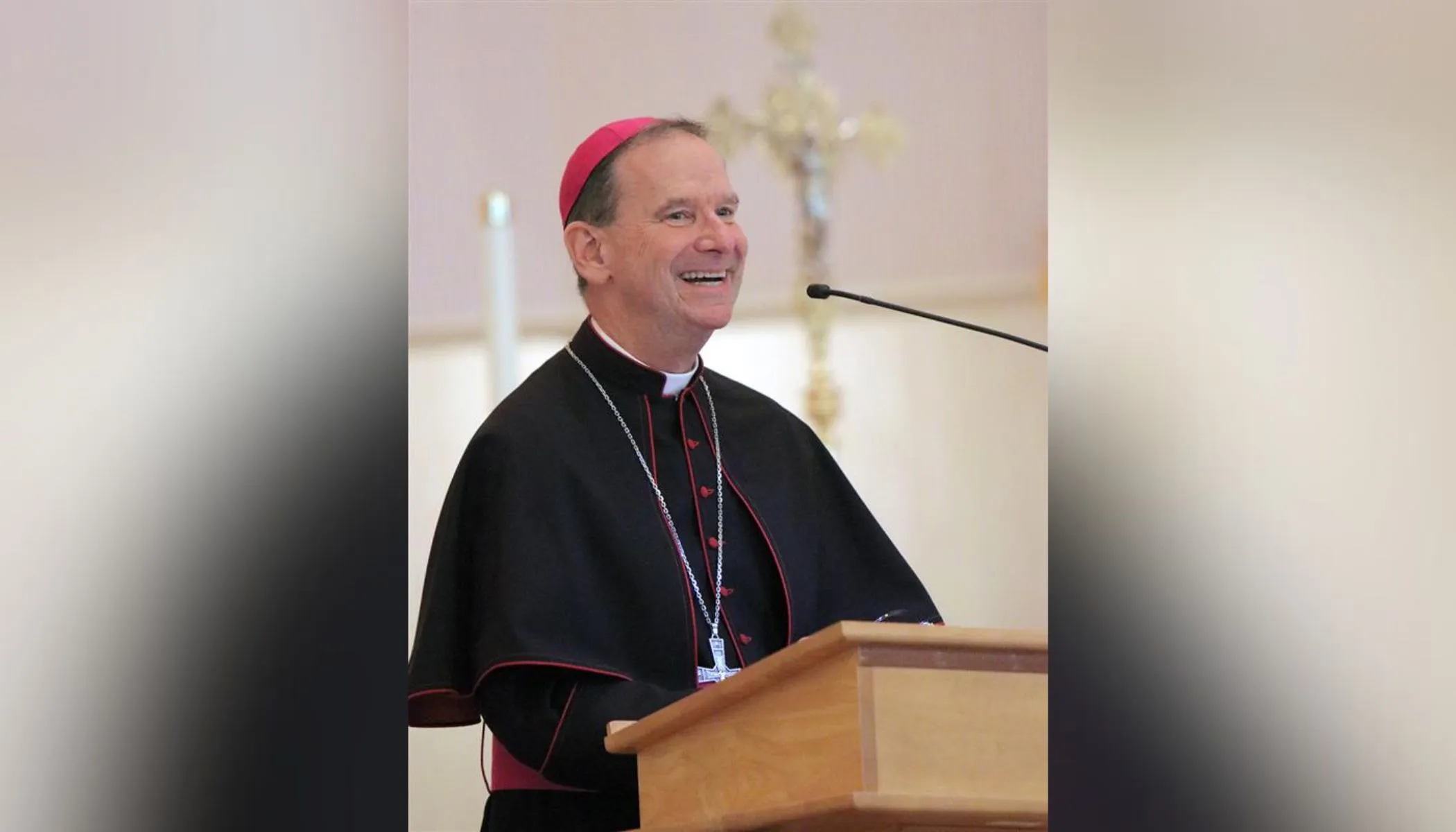 Bishop Michael Burbidge of the Diocese of Arlington, Virginia, speaks at Philadelphia’s Eucharistic Congress on Sept. 30, 2023. ?w=200&h=150