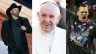Singer-songwriter Garth Brooks (left), former NFL quarterback Tom Brady (right), and other celebrity guests will meet Pope Francis in an audience at Apostolic Palace on May 11, 2024, as participants in the Vatican’s World Meeting on Human Fraternity.