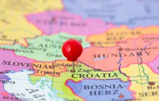 Map of Croatia. Shutterstock