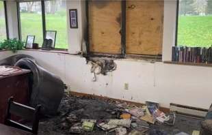 Wisconsin Family Action was attacked with two Molotov cocktails in May 2022. YouTube/Madison.com