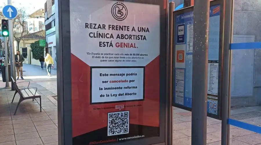 A pro-life ad at a bus stop in Spain.?w=200&h=150