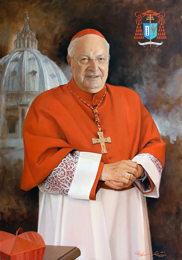 A portrait of Cardinal Angelo Sodano (1927-2022). Mondarte via Wikimedia (CC BY-SA 4.0).