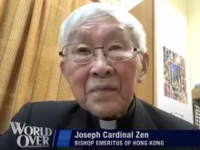 Cardinal Joseph Zen is bishop emeritus of Hong Kong.