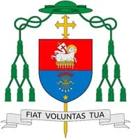 The coat of arms of Cardinal Sebastian Francis. Credit: Creative Commons, CC BY-SA 2.5