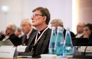 Cardinal Rainer Maria Woelki of Cologne attends a German Synodal Way assembly on March 9, 2023. Credit: Synodaler Weg/Maximilian von Lachner