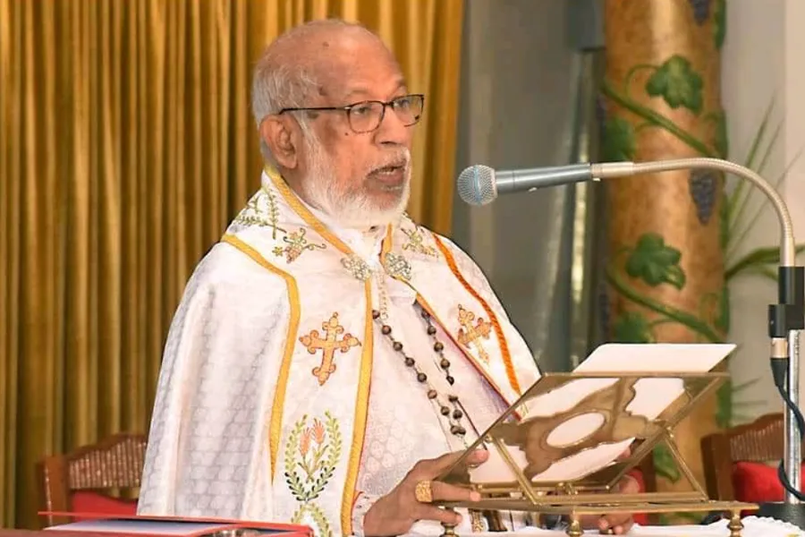 Cardinal George Alencherry preaches at St. Mary’s Cathedral Basilica, Ernakulam, India, on Palm Sunday 2021.?w=200&h=150