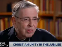 Cardinal Kurt Koch, president of the Dicastery for Promoting Christian Unity, speaks with EWTN Vatican Bureau Chief Andreas Thonhauser on Jan. 18, 2024.