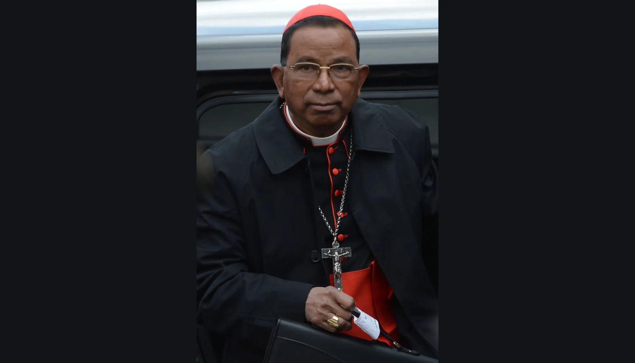 Indian Cardinal Telesphore Toppo arrives for a meeting of pre-conclave on March 9, 2013, at the Vatican.?w=200&h=150
