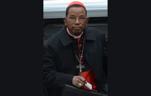 Indian Cardinal Telesphore Toppo arrives for a meeting of pre-conclave on March 9, 2013, at the Vatican. Credit: FILIPPO MONTEFORTE/AFP via Getty Images