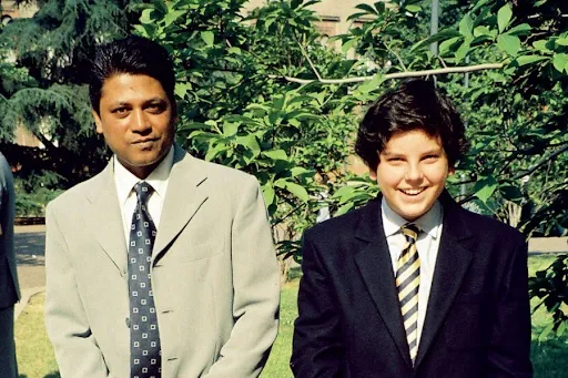 Rajesh Mohur pictured with Carlo Acutis on the day of his Confirmation?w=200&h=150