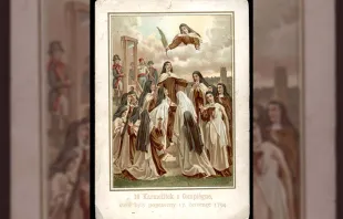 Blessed Martyrs of Compiègne were guillotined for their faith on July 17, 1794. Photo illustration.