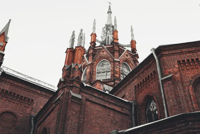 The Cathedral of the Immaculate Conception in Moscow in 2017.