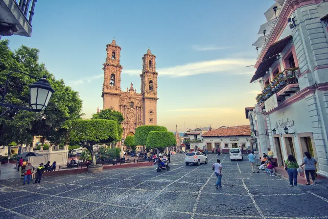 Central plaza in Taxco