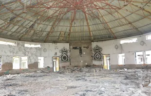 St. Paul's Church, in Imphal, capital of Manipur state, after the church was set on fire in 2023. Credit: Anto Akkara