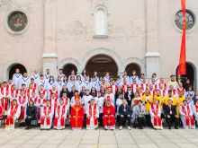The installation ceremony of Bishop John Peng Weizhao in Nanchang, China, on Nov. 24, 2022.