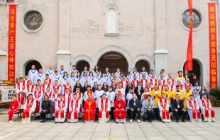 The installation ceremony of Bishop John Peng Weizhao in Nanchang, China, on Nov. 24, 2022. Chinese Catholic Patriotic Association