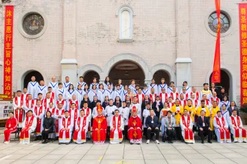 The installation ceremony of Bishop John Peng Weizhao in Nanchang, China on Nov. 24, 2022.