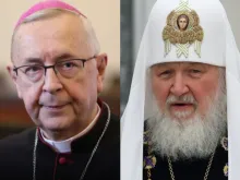 Archbishop Stanisław Gądecki and Patriarch Kirill of Moscow.