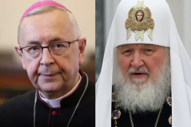 Archbishop Stanisław Gądecki and Patriarch Kirill of Moscow