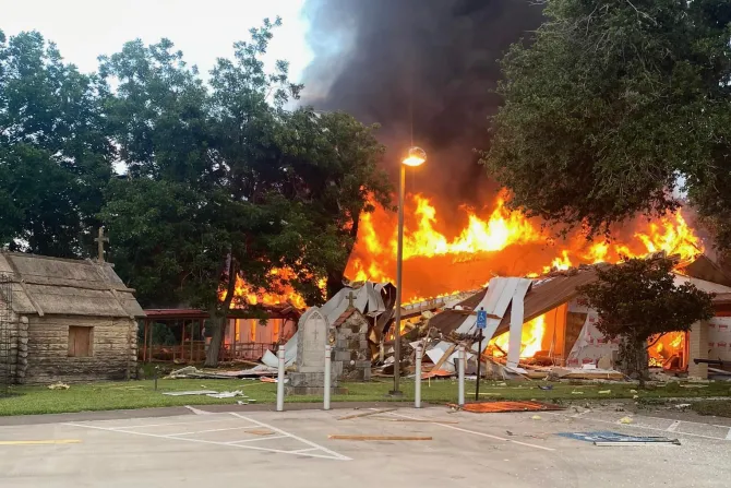 Texas church fire