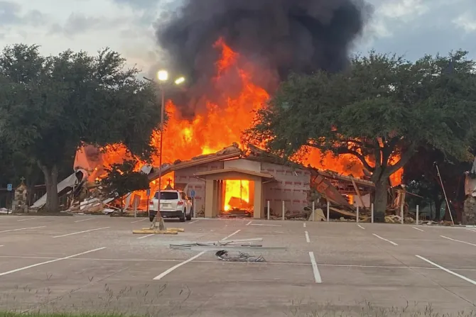 Texas church fire