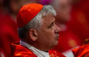 Papal almoner Cardinal Konrad Krajewski, pictured in St. Peter’s Basilica on June 29, 2019. Daniel Ibáñez/CNA.