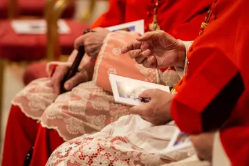 A consistory for the creation of new cardinals in St. Peter’s Basilica on Oct. 5, 2019