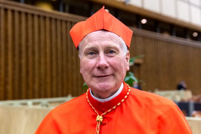 Cardinal Michael Fitzgerald, pictured after receiving the red hat at the Vatican on Oct. 5, 2019.