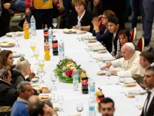 On Nov. 17, 2019, Pope Francis shared a free lunch with nearly 1,500 poor people invited to dine at the Vatican for the 3rd annual World Day of the Poor