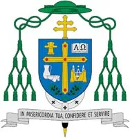 The coat of arms of Cardinal José Cobo Cano. Credit: Creative Commons, CC BY-SA 2.5